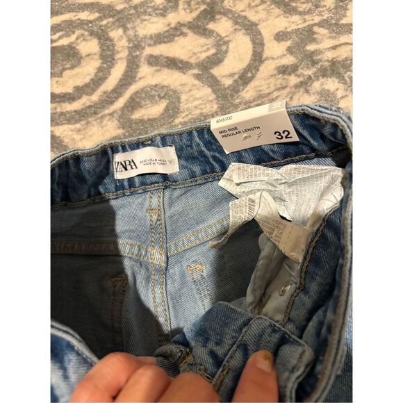 Zara Jeans size 0 midrise 32 - Picture 4 of 5